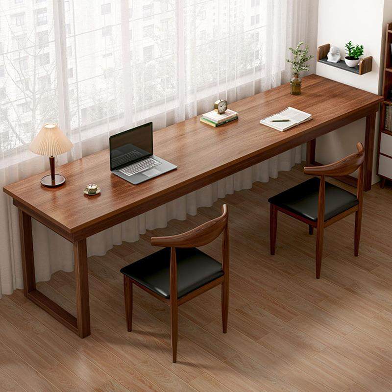 实木书桌家用卧室长条桌双人电脑桌学习长桌子简易家居好物出租房,淘宝优惠券,粉丝福利购,淘宝优惠卷