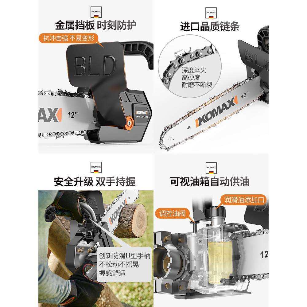 角磨机改装电链锯木工多功能切割家用锯柴迷你小型手持电锯伐木锯,淘宝优惠券,粉丝福利购,淘宝优惠卷