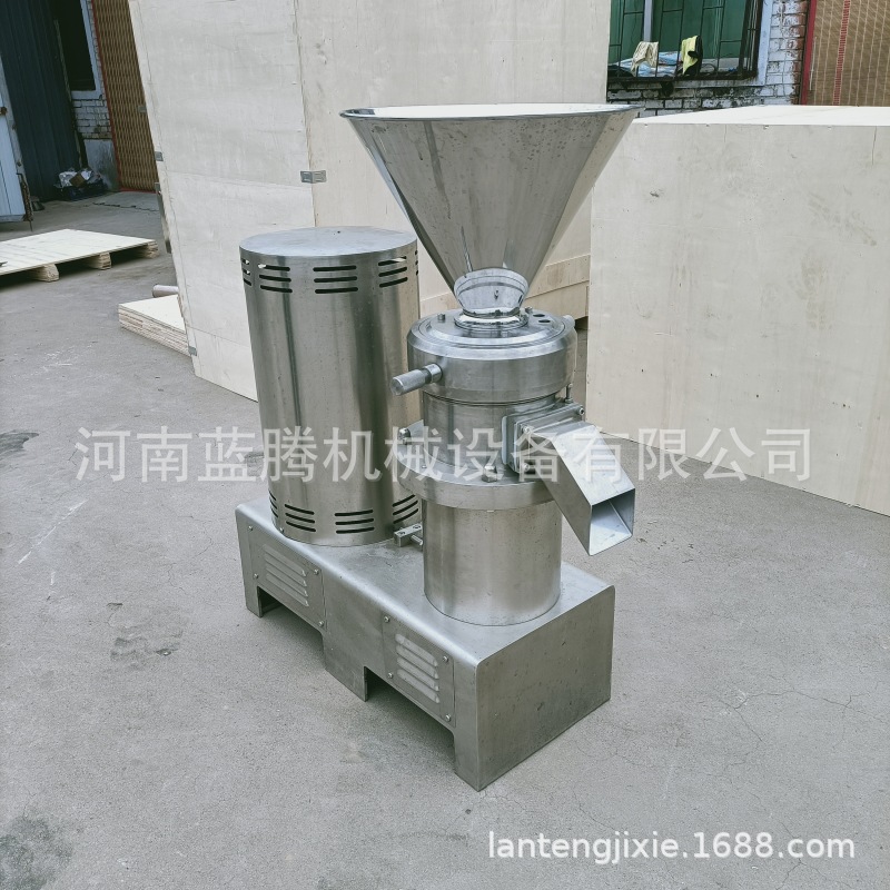 供应甜面酱辣椒加工研磨机 商用花生芝麻磨酱机 不锈钢食品胶体磨 - 图0