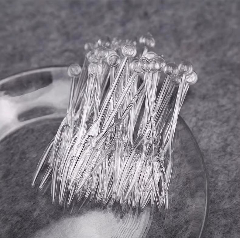 一次性水果叉子独立包装透明加厚塑料果叉水果店果签商用试吃叉子,淘宝优惠券,粉丝福利购,淘宝优惠卷