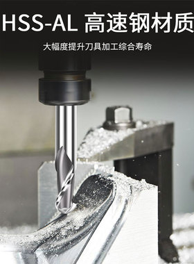 两刃球头立铣刀直柄钢材专用立式球刀高速钢圆头球形精铣刀具