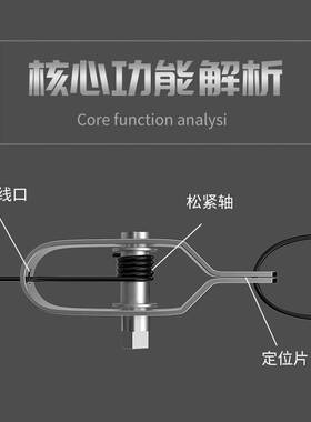紧线器大棚专用葡萄架钢丝拉紧器果园塑钢紧线神器铁丝塑钢丝绳扣