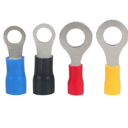 圆形预绝缘端子RV1.25-12绝缘端子O型压线鼻铜鼻子冷压端子1000只 - 图2