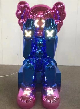 网红大摆件潮玩雕塑公仔客厅卡通熊F装饰商场酒吧店铺门口拍照打