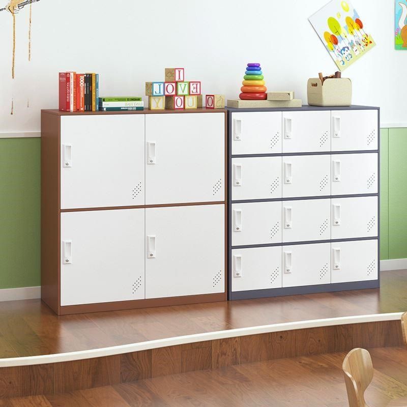 幼儿园书包柜g教室学生小柜子铁皮彩色更衣柜子储物柜带锁收纳柜,淘宝优惠券,粉丝福利购,淘宝优惠卷