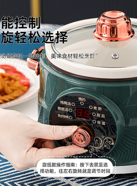 智能电炖锅1.5L白瓷速炖多功能