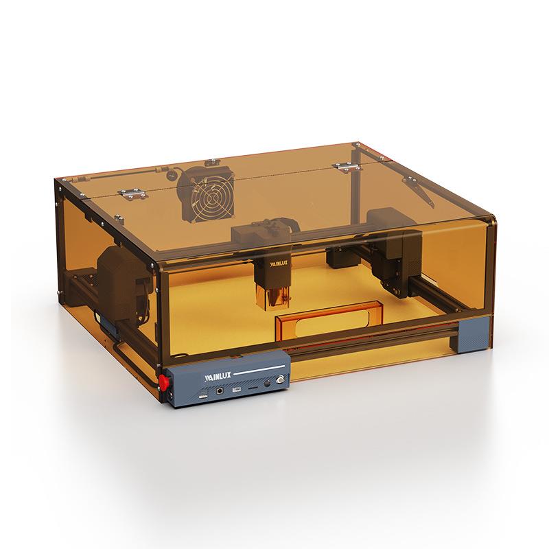 X1激光雕刻机亚克力罩封闭式木块皮革卡纸DIY切割木机 - 图3