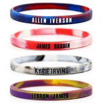 More than James Curry Owen Averson Harden lovers student Sport Silicone Wristband Basketball Bracelet Fine Section