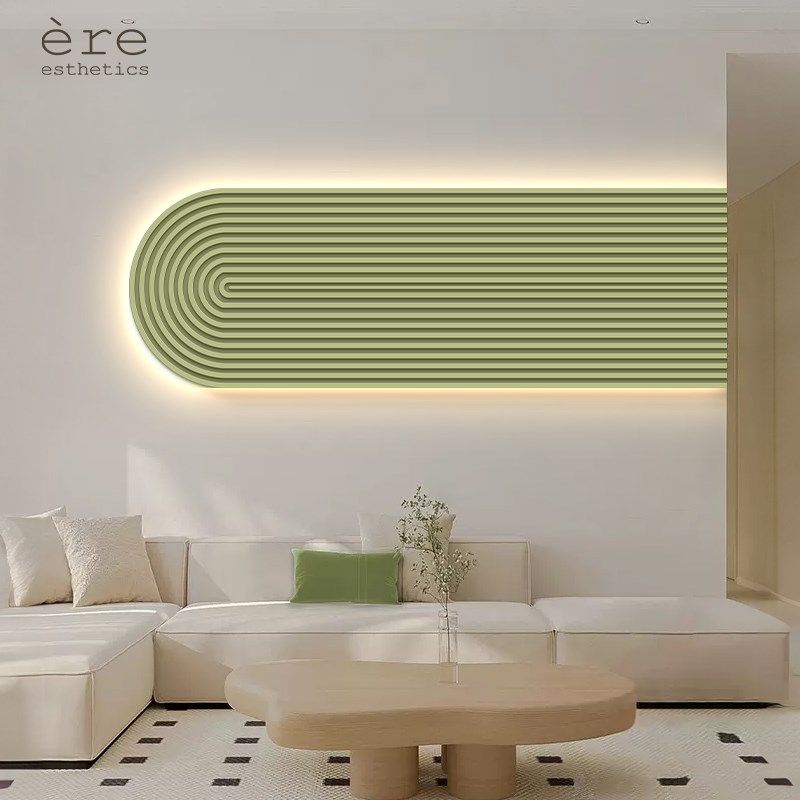 现代极简抽象客厅横幅装饰画LED灯画奶油风高级感沙发背景墙挂画,淘宝优惠券,粉丝福利购,淘宝优惠卷