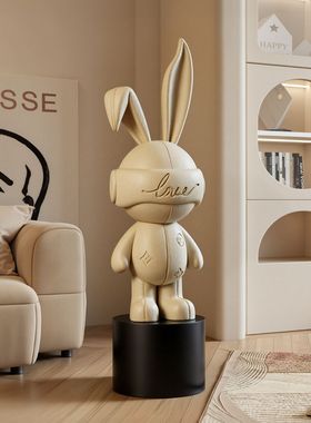 大型卡通兔子落地摆件
