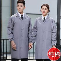 Pure cotton working clothes great mandarin male and female spring and autumn long sleeve labor conserved warehouse carrying dust and abrasion resistant factory workshop hood clothes