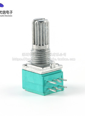 RK097G 双联 B1K/5K/10K/20K/50K/100/500K 功放/密封电位器 6脚