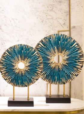 欧式家具客厅电视柜新家装饰摆件乔迁新居送礼美式玄关家居摆设品