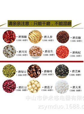 网红家用磨粉机五谷杂粮中西药粉碎研磨婴幼儿辅食料理神器碾磨机
