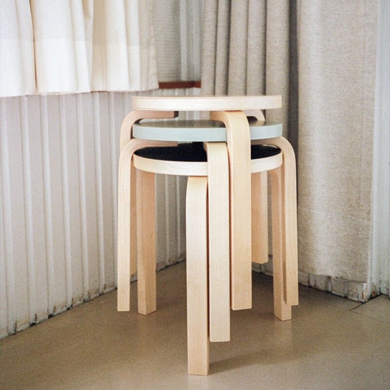 Artek Stool 60凳子单椅椅子北欧经典设计阿尔瓦阿尔托-图1