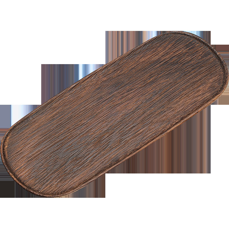 观岚胡桃木壶承干泡台椭圆托盘小型茶盘实木复古茶壶垫茶具零配件,淘宝优惠券,粉丝福利购,淘宝优惠卷