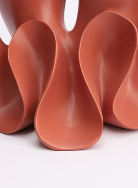 现代创意几何花瓣k树脂工艺品灯笼花售楼部家居北欧装饰品摆件