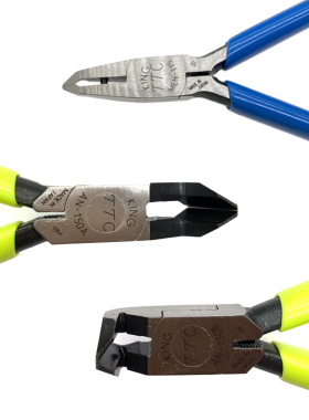 日本TTC斜角斜嘴水口钳90度 45度角塑料剪钳AN-150A 150B MEN-115