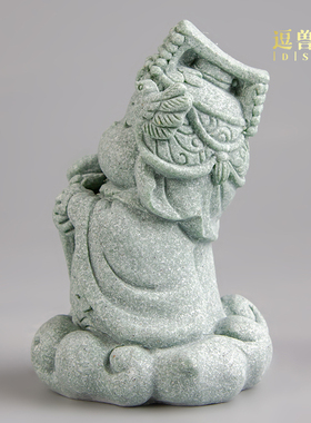 青妈祖逍遥装饰品茶宠摆件桌面造景精品茶小神仙景观砂石创意