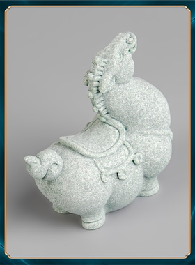 电视柜客厅生肖乔迁马招财礼品创意马摆件马到成功酒柜装饰砂石青