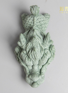 摆件客厅房间萌龙呆装饰桌面玩茶青宠砂石造景装饰鱼缸茶