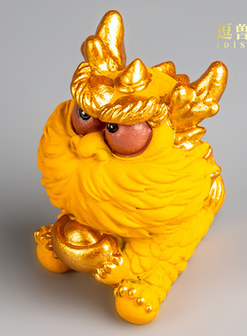 吉祥物送宝神龙新款招财生肖礼品2024龙年桌面办公室家居装饰摆件