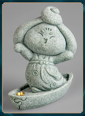 青家居装饰办公桌造景鱼缸唐摆件礼物面茶摆件宠砂石仕女