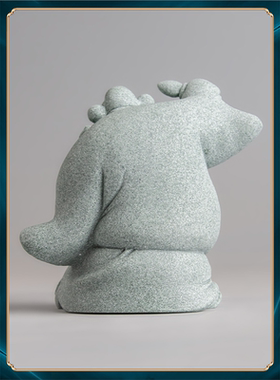 鱼缸茶宠抓钟馗酒鬼假山桌面造景摆件送礼居家装饰办公国潮