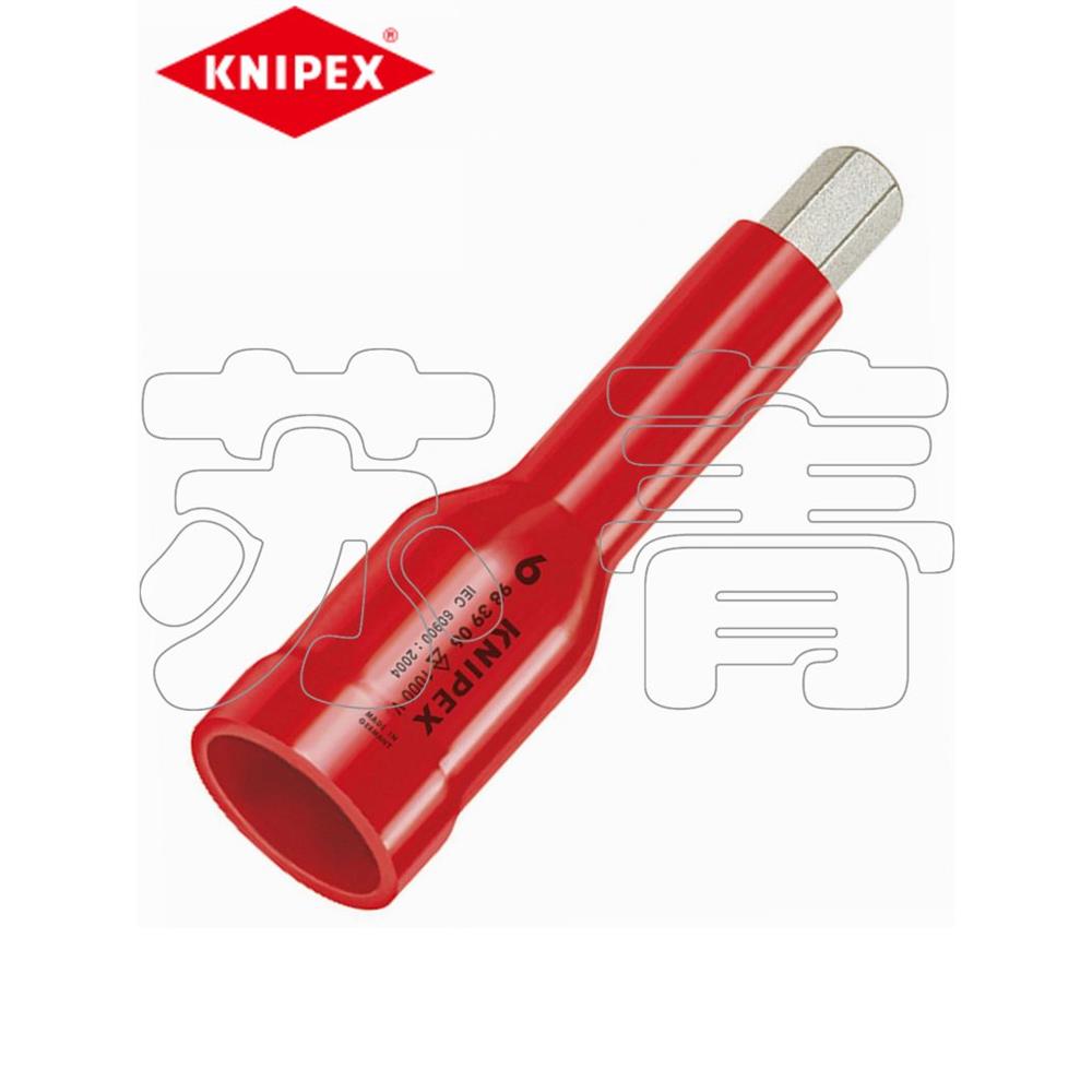 德国原装凯尼派克KNIPEX 1/2绝缘六角套筒起子头984905 984906 - 图2