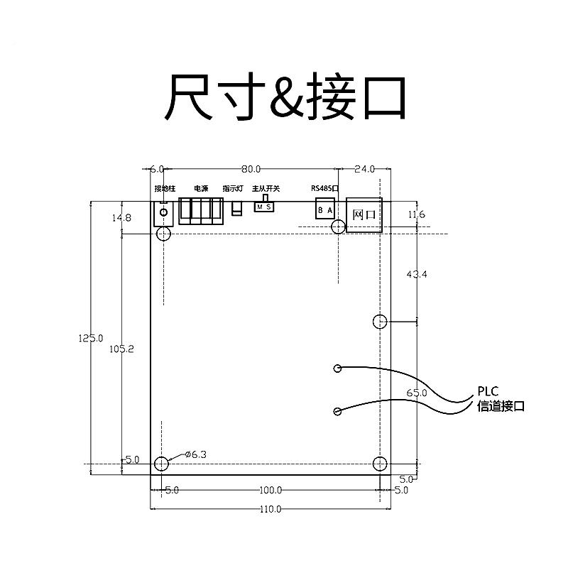 电力载波通信矿井1140V工业级电力猫电力网桥载波模块视频传输