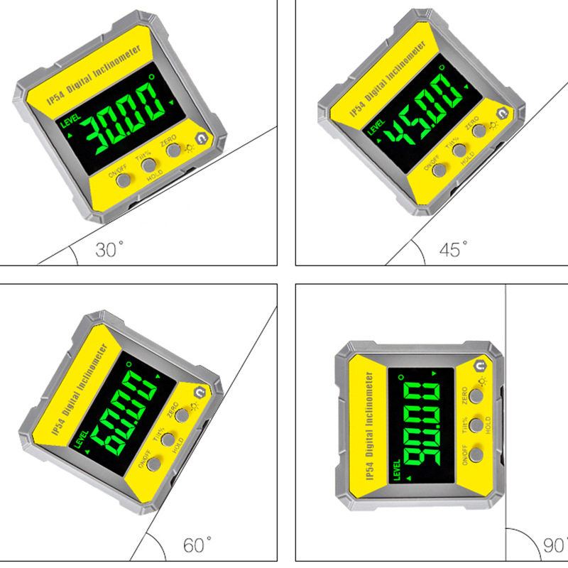 杰洛夫出品 迷你电子数显倾角仪带磁性倾角盒小型坡度水平仪 送包,淘宝优惠券,粉丝福利购,淘宝优惠卷