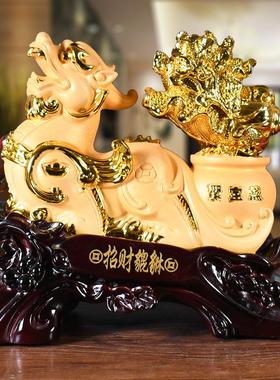 招财貔貅玉白菜风水摆件公司开业礼品办公室客厅玄关酒柜装饰品