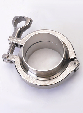 304不锈钢快装接头套装卫生级卡箍抱箍快速卡盘式焊接管夹管卡6分