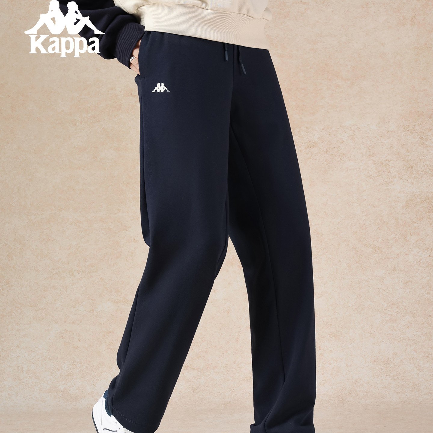 Kappa卡帕背靠背2025新款冬季加绒运动裤女直筒裤休闲裤长裤子,淘宝优惠券,粉丝福利购,淘宝优惠卷