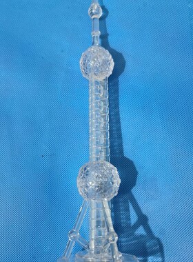 上海东方明珠模型东方明珠塔纪念品世界建筑模型摆件创意礼物亮灯