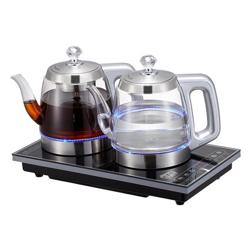 Fully automatic water-pressing electric heating kettle for tea making special tea table integrated household tea table embedded tea set tea brewer