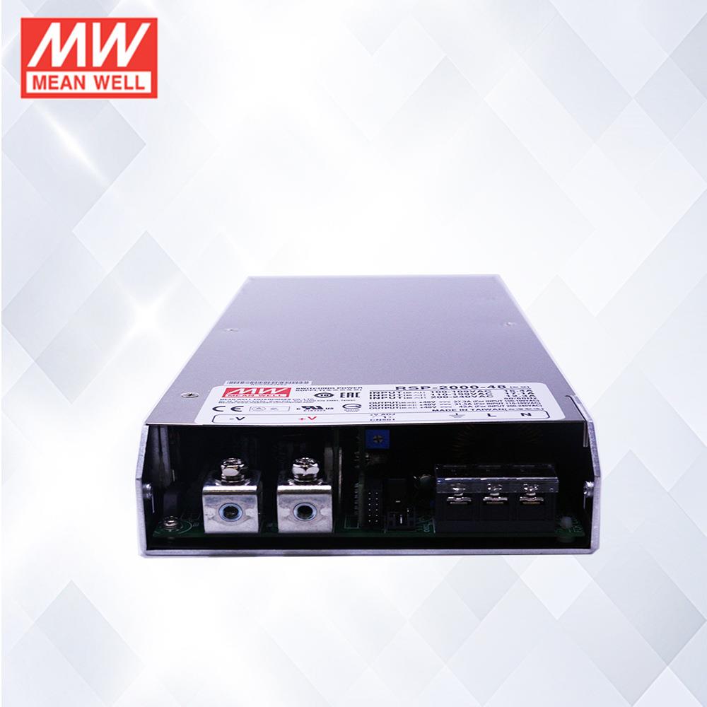 开关电源配电箱PFC功能RSP-2000-12V/24V/48V2000W 明纬开关电源 - 图0