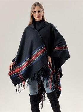 披肩女外搭配裙子Scarf Women Shawl cloak 民族风度假斗篷外搭