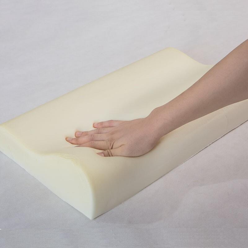 Bamboo Memory Foam Orthopedic Pillow 竹纤维记忆保健护颈枕头 - 图1