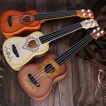 Foreign trade Children emulated guitar toys can play Yukri Musical Instruments male and female baby music Xiaoji it presents