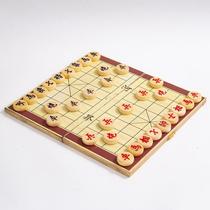 27 Chinese chess folding wood case carrying convenient student casual intellectual chess children