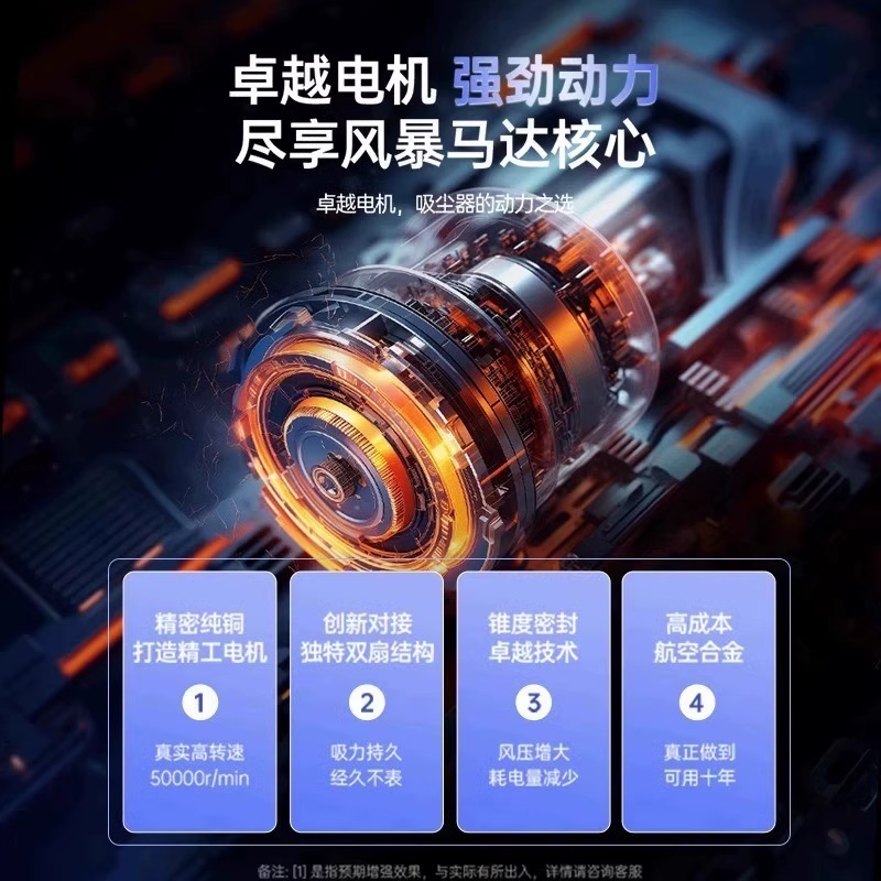 无线窗户吸尘器家用小型手持大吸力窗台吸缝隙超静音强力无线清洁