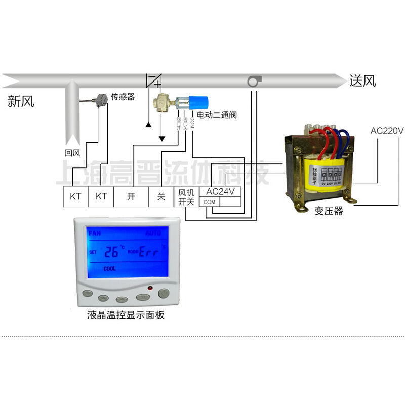 。VB3000- 比例积分电动调节阀 电动二通调节阀 空调水暖 二通阀 - 图3