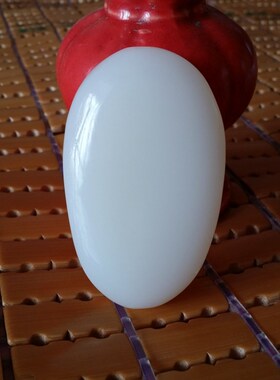 新疆和田羊脂玉把件 白玉籽料把玩件 玉手把件 鱼 男女款蜀黍