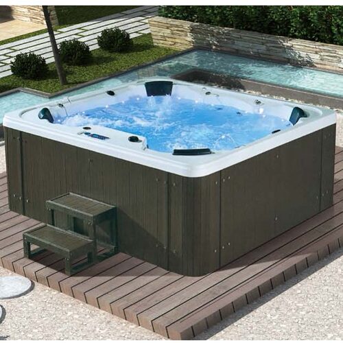 户外大池亚克力浴缸户外按摩浴缸7人spa池jacuzzi浴缸户外泡池 - 图1