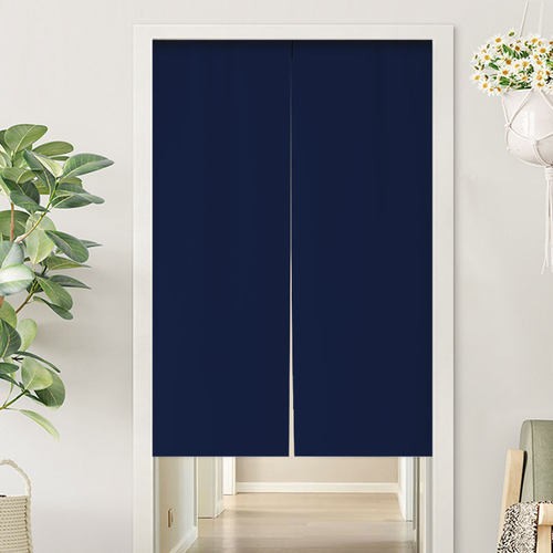 定制纯色门帘隔断帘卧室卫生间遮挡帘厨房厕所挂帘洗手间半截布帘 - 图2