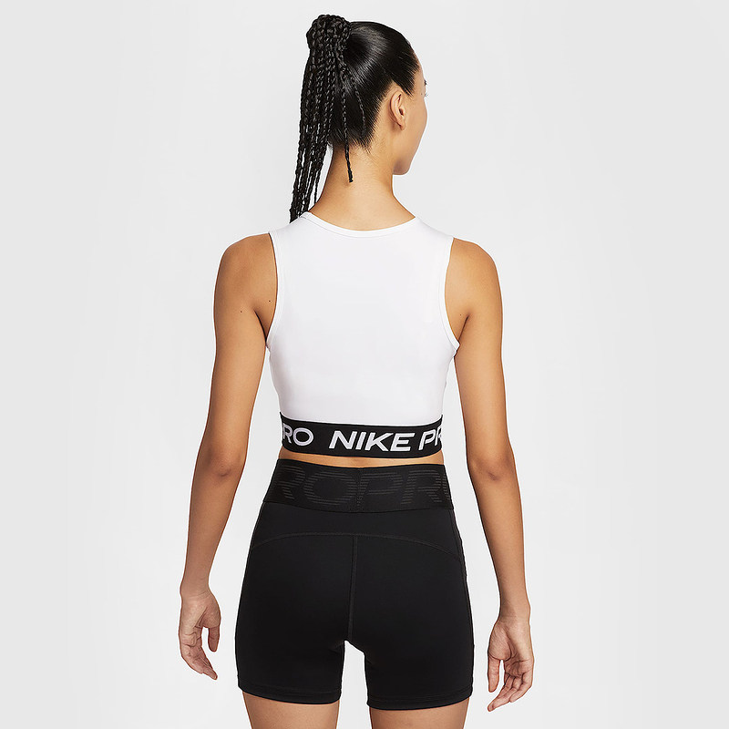 Nike耐克Pro女子训练针织背心夏季新款短款高腰休闲T恤FZ3616-100,淘宝优惠券,粉丝福利购,淘宝优惠卷