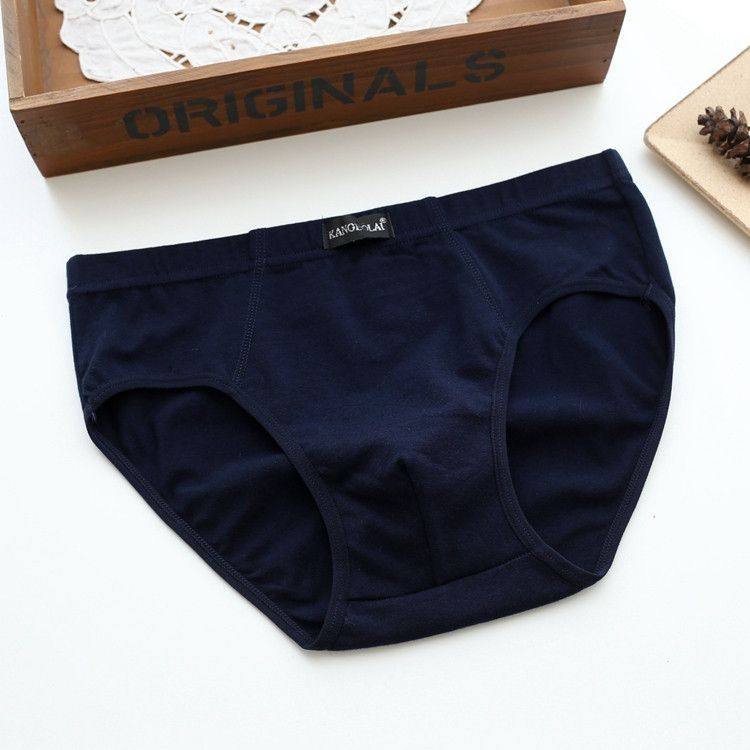 3条装95%纯棉男士内裤透气纯色弹力棉质三角裤中腰全棉短裤头冬季,淘宝优惠券,粉丝福利购,淘宝优惠卷