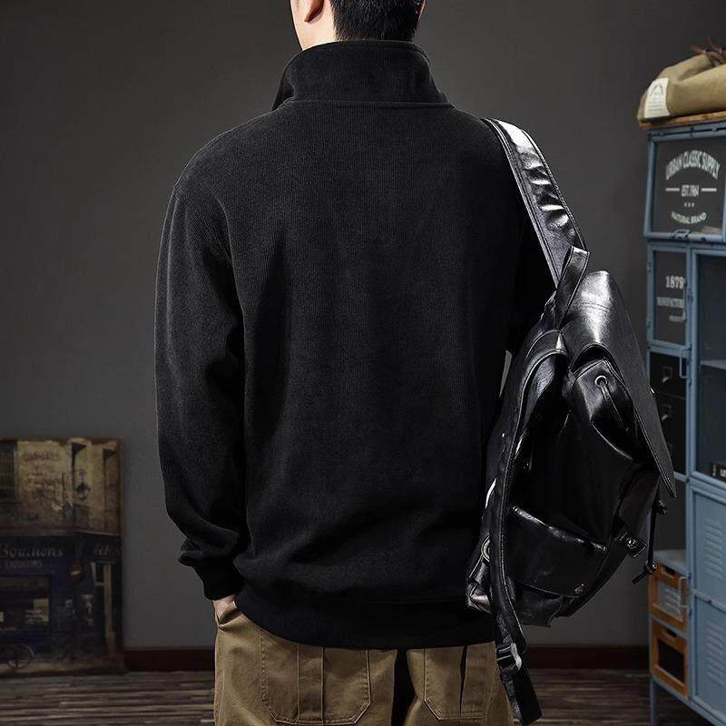 it neith BIAS潮牌半拉链雪尼尔立领男卫衣春秋新款痞帅休闲外套,淘宝优惠券,粉丝福利购,淘宝优惠卷