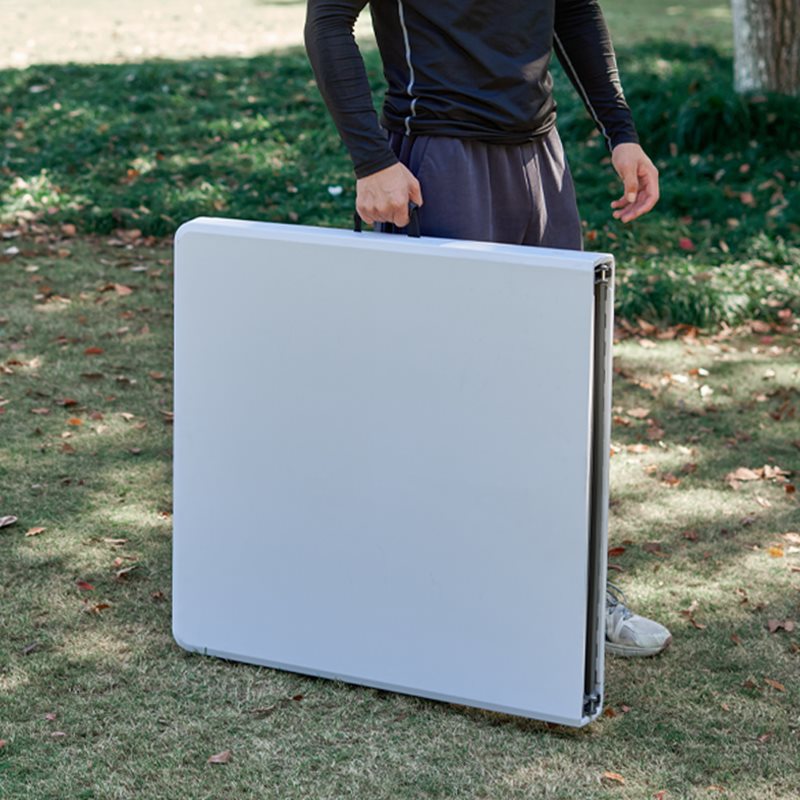 折叠桌户外便携式夜市地摊餐桌家用商用简易庭院小户型长方形桌椅 - 图2